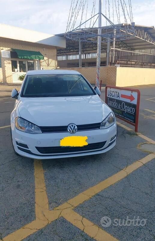 Usata VW Golf VII 140 CV (102 kW) 2014 Bianco Berlina
