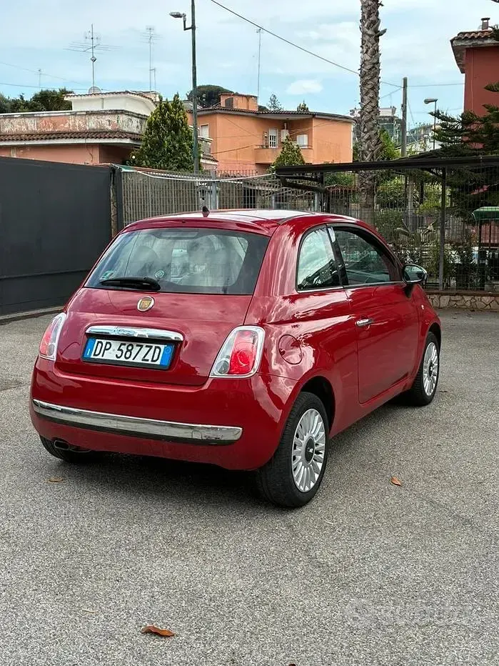 Usata Fiat 500 69 CV (50 kW) 2009 Rosso Cabrio