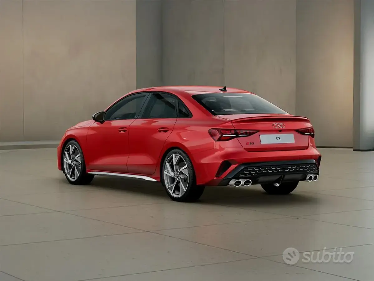 Nuova Audi S3 Design 333 CV (244 kW) 2026 Rosso Berlina