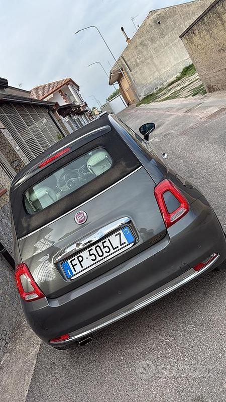 Usata Fiat 500C 2018 Grigio Cabrio