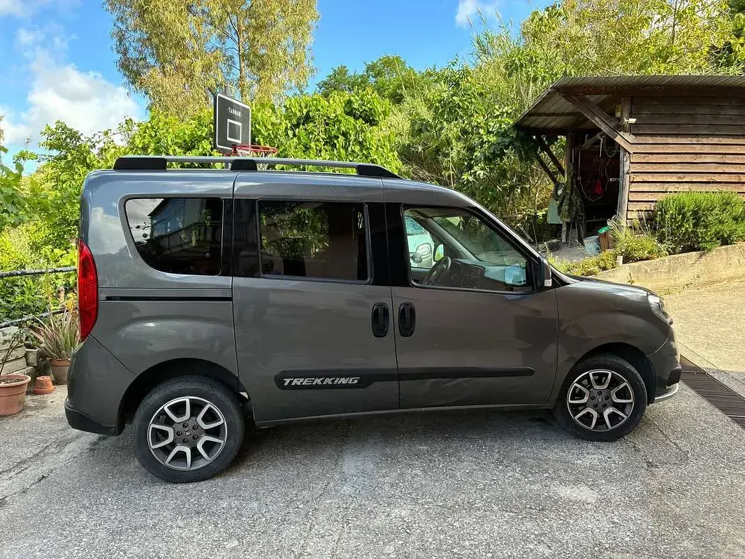 Usata Fiat Doblò Trekking 120 CV (88 kW) 2015 Grigio Monovolume