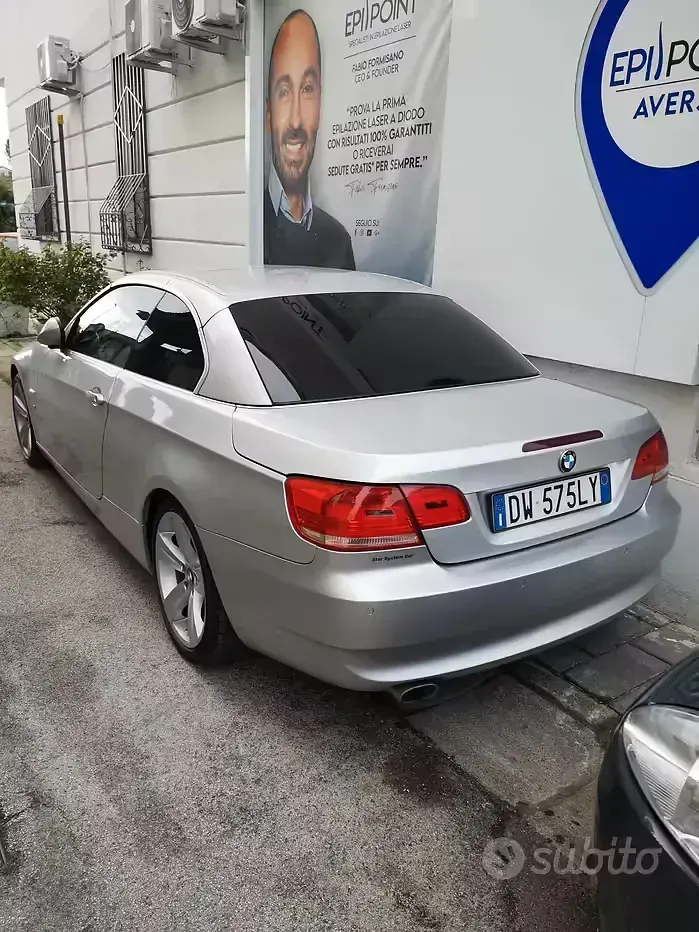 Usata BMW 320 Cabriolet 177 CV (130 kW) 2009 Grigio Cabrio
