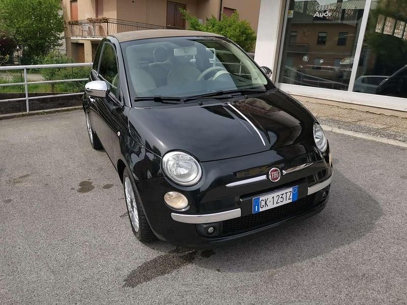 Usata Fiat 500C Pop Star 69 CV (50 kW) 2012 Nero Cabrio