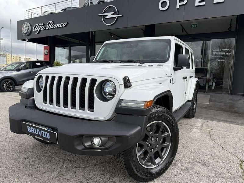 Usata Jeep Wrangler Unlimited 80th Anniversary 272 CV (200 kW) 2021 Bianco SUV
