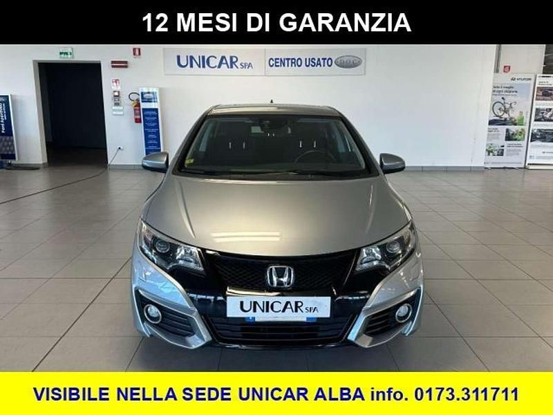 Usata Honda Civic Elegance 120 CV (88 kW) 2016 Argento Berlina