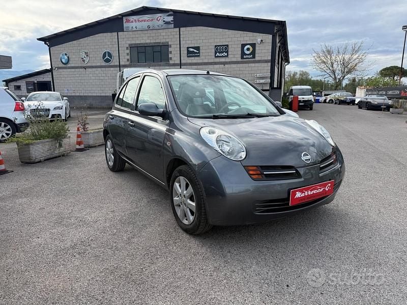 Usata Nissan Micra Acenta 82 CV (60 kW) 2005 Grigio Berlina