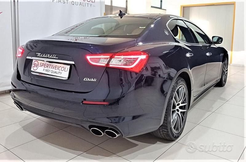 Usata Maserati Ghibli 250 CV (183 kW) 2018 Blu Coupé