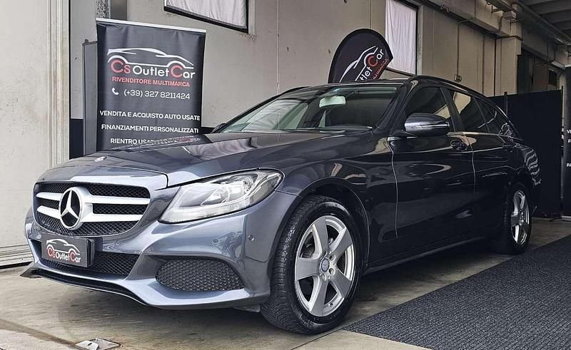 Usata Mercedes C180 Executive 116 CV (85 kW) 2016 Grigio Station wagon