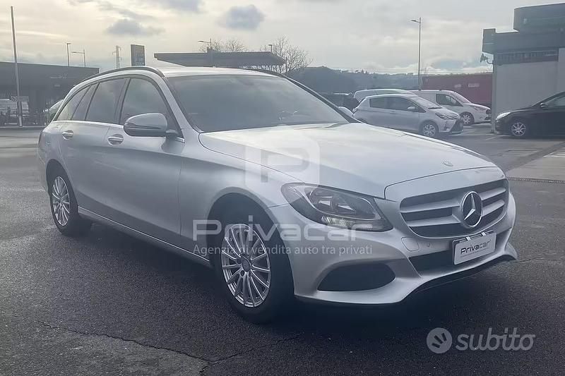 Usata Mercedes C200 Premium Plus 135 CV (99 kW) 2015 Grigio Station wagon