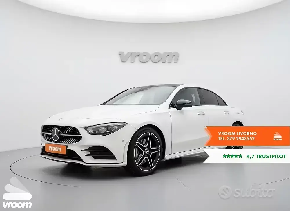 Usata Mercedes CLA180 Premium 116 CV (85 kW) 2023 Bianco Berlina