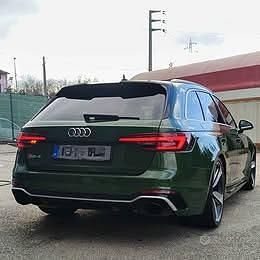 Usata Audi RS4 450 CV (330 kW) 2018 Verde Station wagon