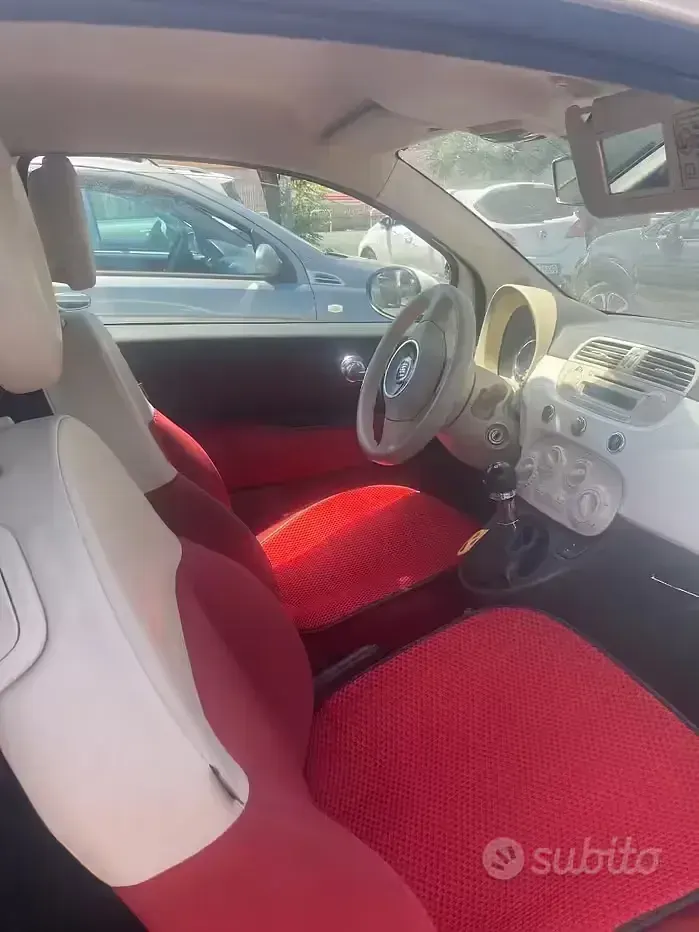 Usata Fiat 500 69 CV (50 kW) 2007 Bianco Berlina