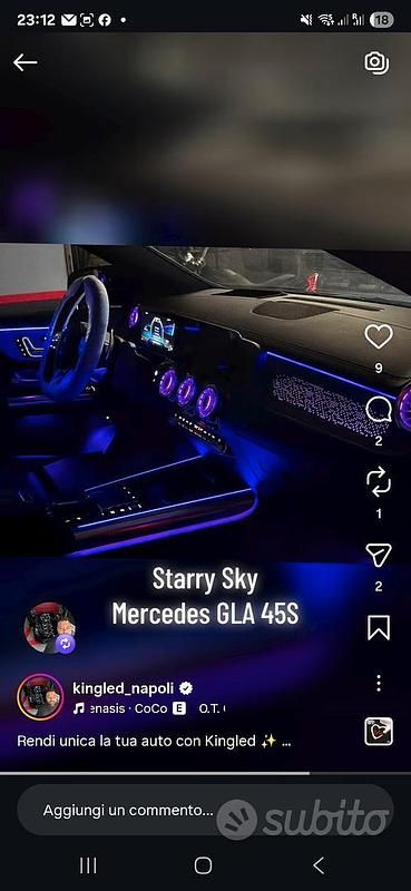 Usata Mercedes GLA45 AMG Premium Plus 2021 Grigio SUV