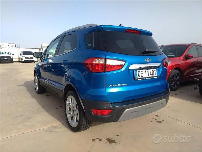 Usata Ford Ecosport Titanium 125 CV (91 kW) 2021 Blu SUV