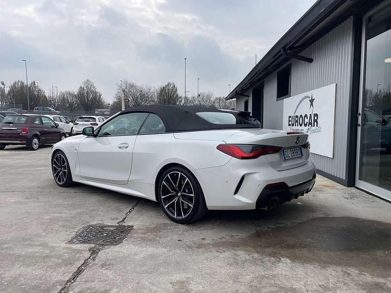Usata BMW 420 Cabriolet M Sport 190 CV (139 kW) 2021 Bianco perla Cabrio