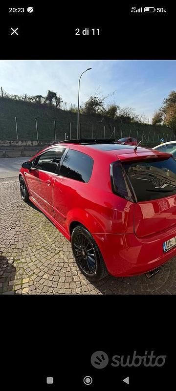 Usata Fiat Grande Punto 130 CV (95 kW) 2008 Rosso Utilitaria