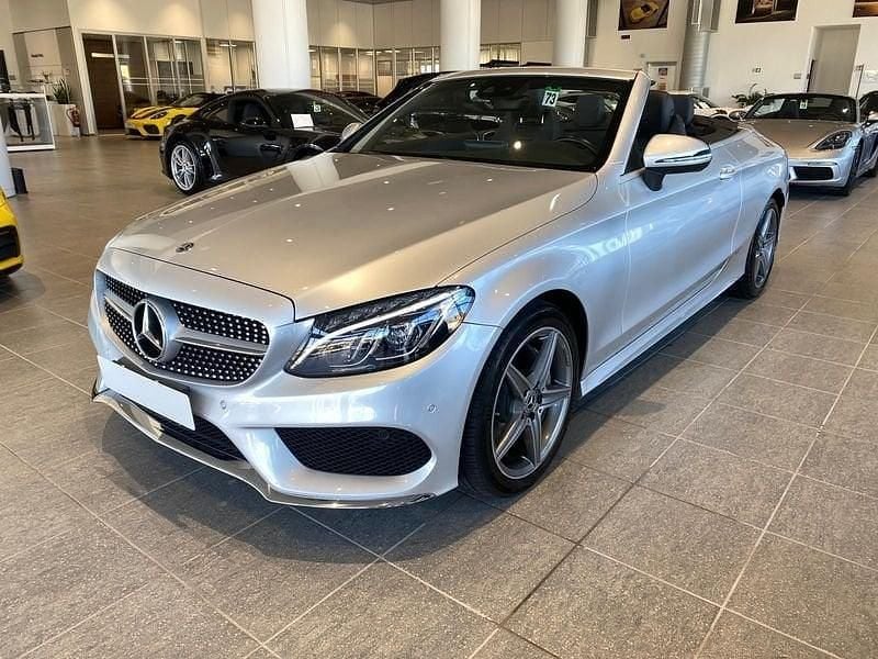 Usata Mercedes C220 Premium 194 CV (142 kW) 2018 Argento Cabrio