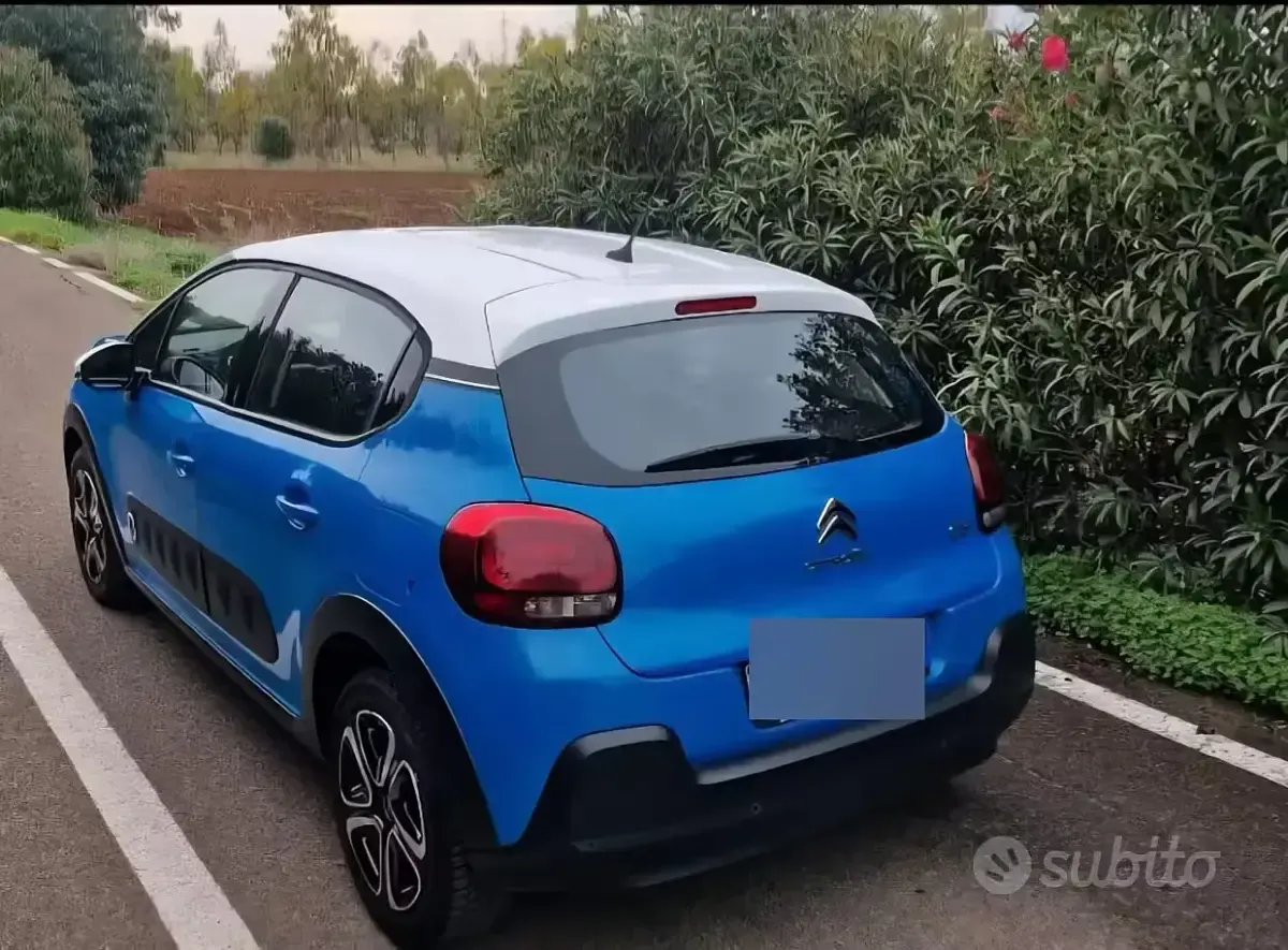 Usata Citroën C3 82 CV (60 kW) 2017 Blu Berlina