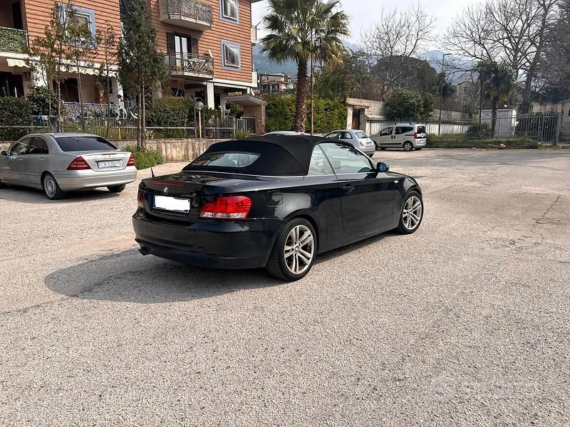 Usata BMW 120 Cabriolet 176 CV (129 kW) 2008 Nero Cabrio