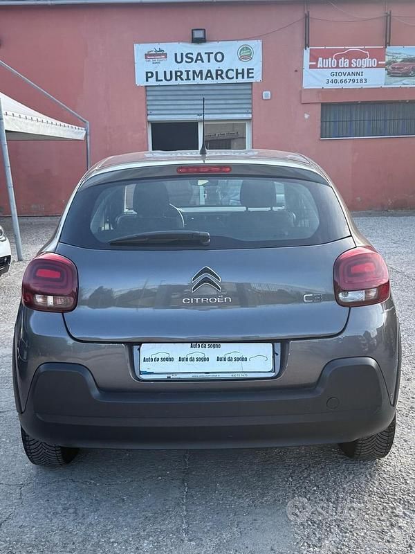Usata Citroën C3 PureTech 82 CV (60 kW) 2019 Grigio Berlina