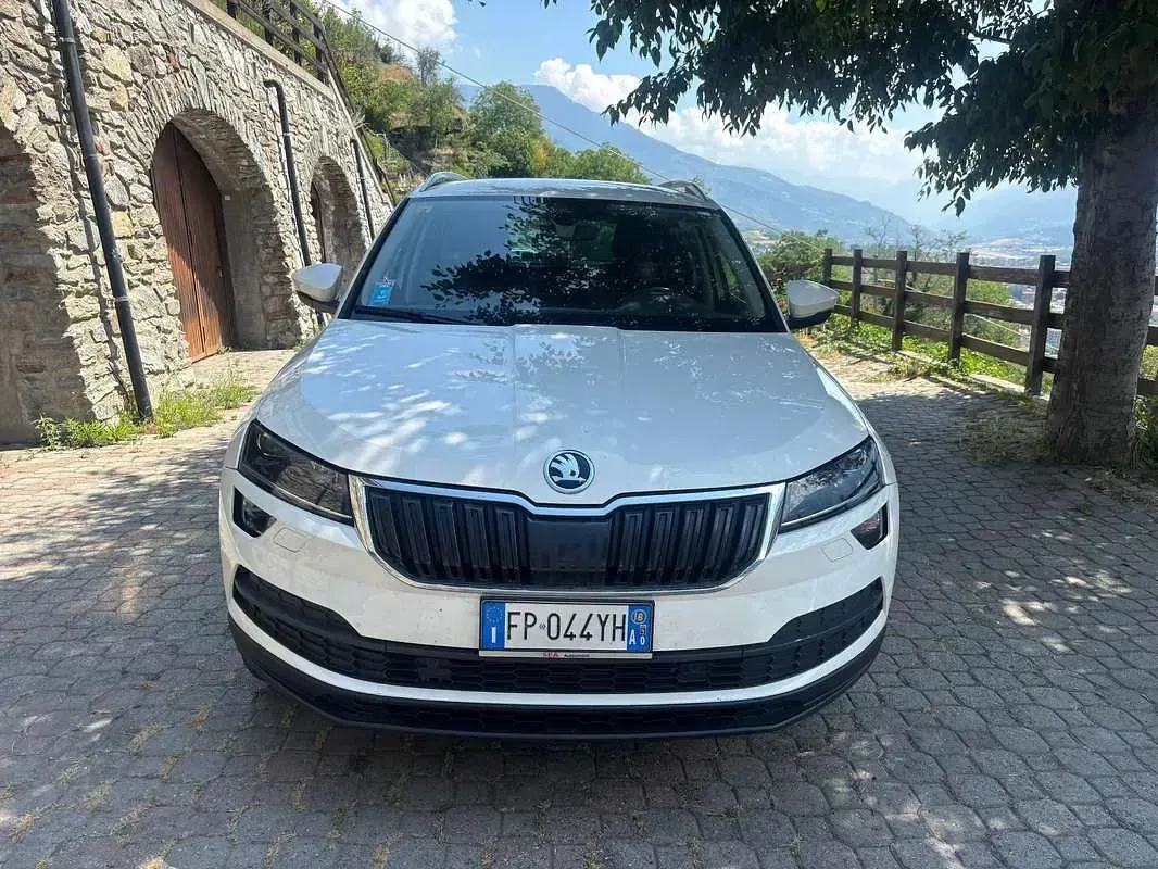 Usata Skoda Karoq Style 150 CV (110 kW) 2018 Bianco SUV
