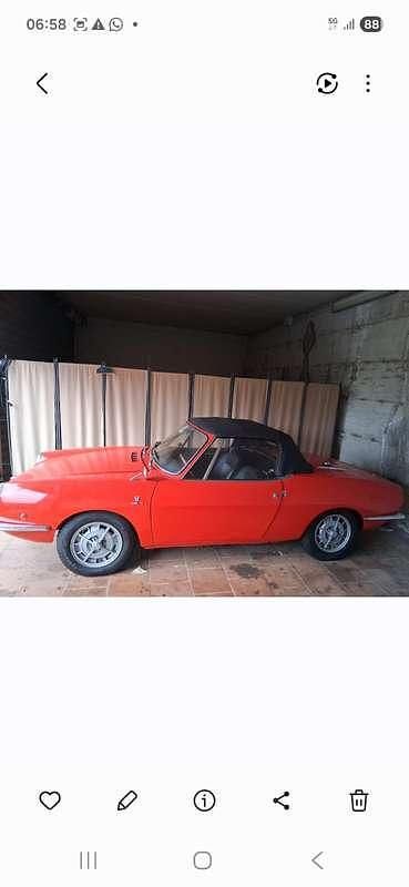 Usata Fiat 850 52 CV (38 kW) 1968 Rosso Cabrio