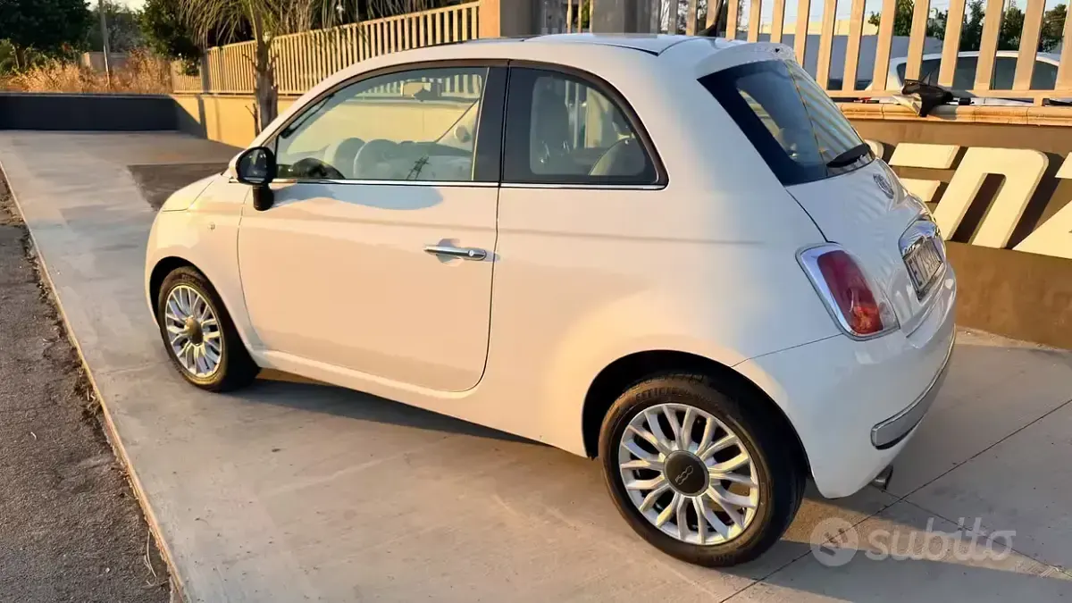 Usata Fiat 500 Lounge 69 CV (50 kW) 2015 Bianco Berlina