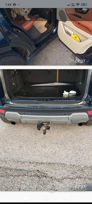 Usata Land Rover Range Rover evoque 150 CV (110 kW) 2012 Blu SUV