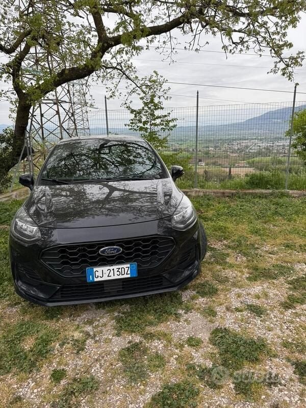 Usata Ford Fiesta ST-Line X 125 CV (91 kW) 2022 Nero Utilitaria
