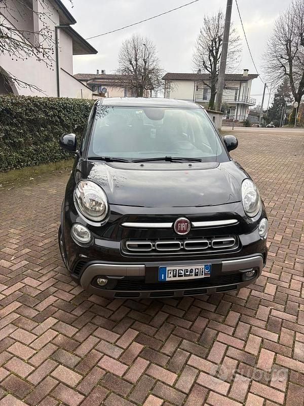 Usata Fiat 500L Cross 95 CV (69 kW) 2019 Nero Monovolume
