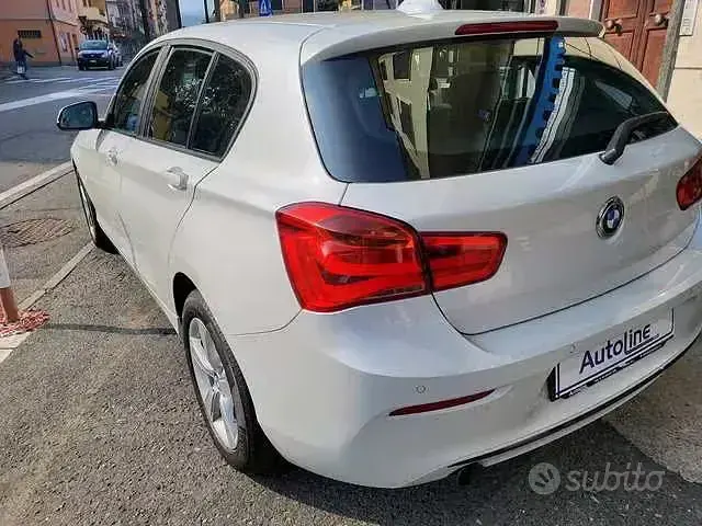 Usata BMW 118 150 CV (110 kW) 2017 Bianco Berlina