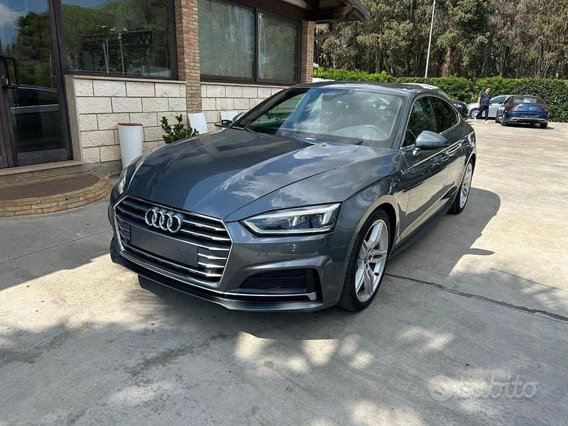 Usata Audi A5 S-Line 190 CV (139 kW) 2018 Grigio Berlina