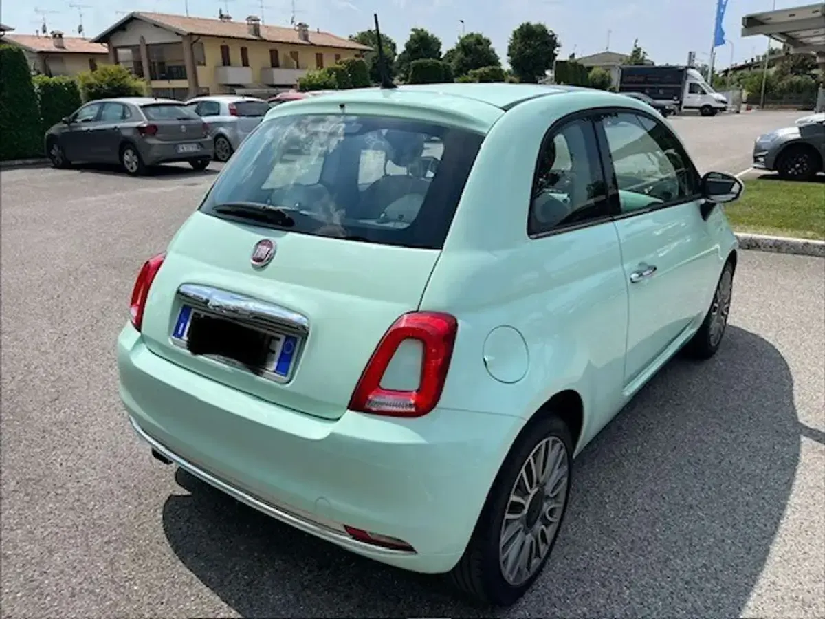 Usata Fiat 500 Lounge 69 CV (50 kW) 2018 Verde Utilitaria