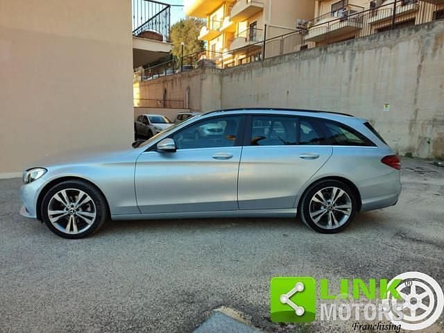 Usata Mercedes C220 Business 170 CV (125 kW) 2017 Grigio Station wagon