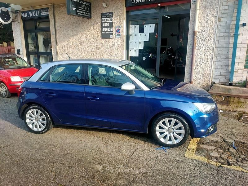 Usata Audi A1 Admired 90 CV (66 kW) 2013 Blu Berlina