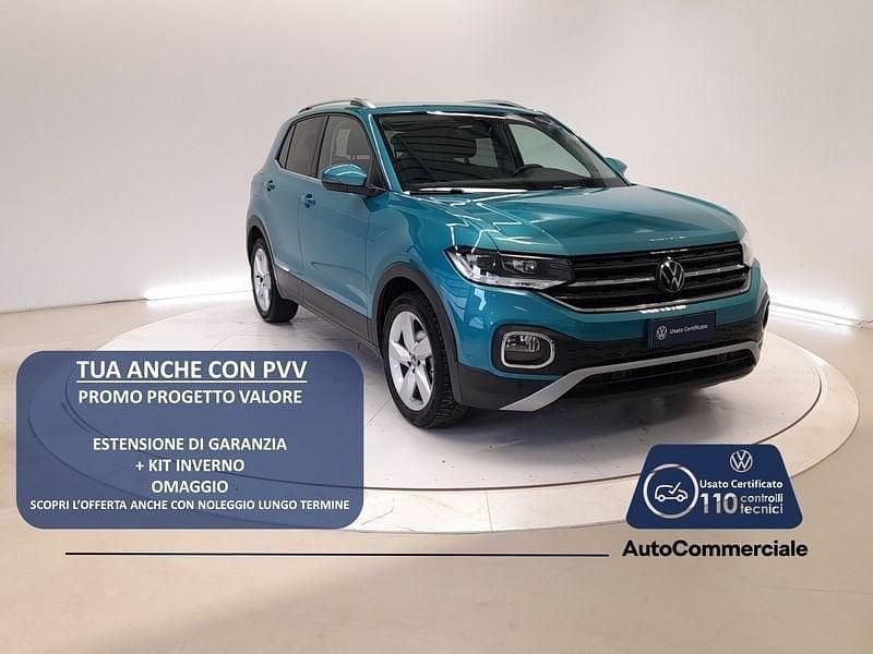 Usata VW T-Cross Advance 110 CV (80 kW) 2023 Azzurro SUV