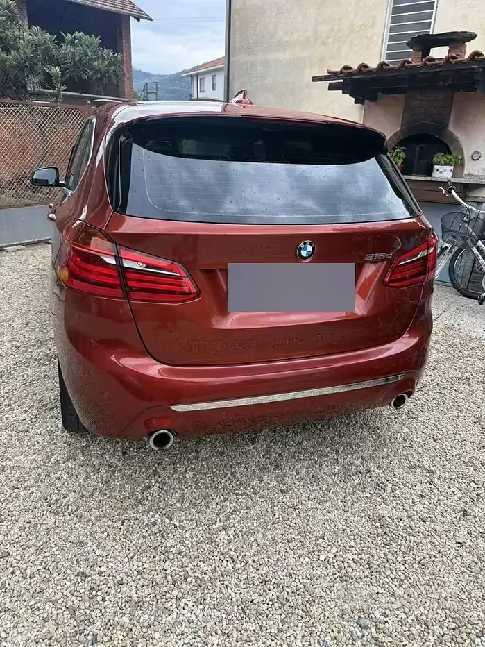 Usata BMW 218 Active Tourer 150 CV (110 kW) 2019 Rosso Monovolume