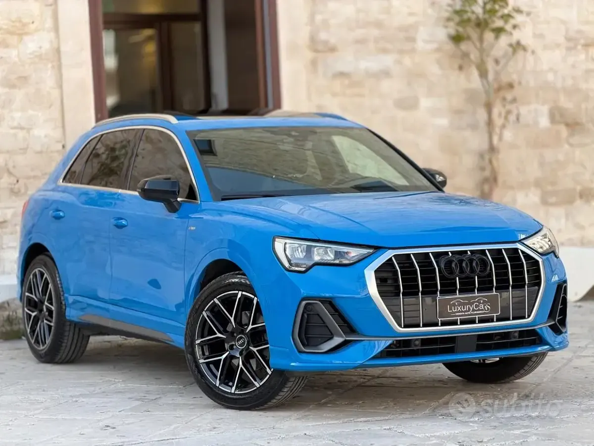 Usata Audi Q3 S-Line 150 CV (110 kW) 2019 Blu SUV