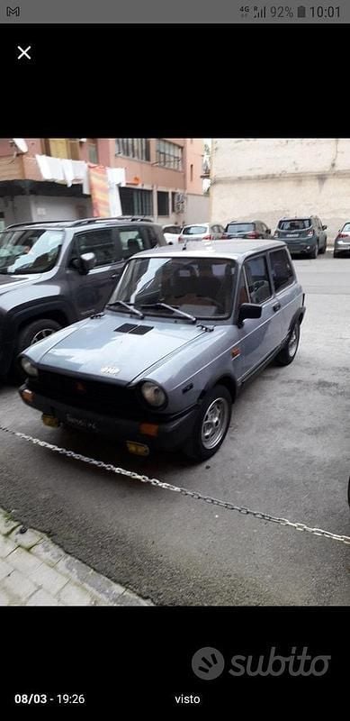 Usata Autobianchi A112 1982 Blu Utilitaria