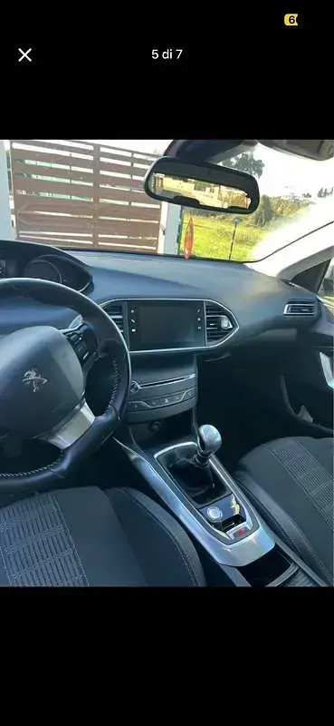 Usata Peugeot 308 GT-line 131 CV (96 kW) 2019 Grigio Berlina
