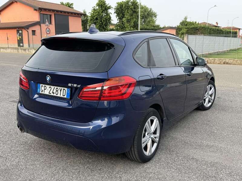 Usata BMW 216 Active Tourer Advantage 116 CV (85 kW) 2019 Blu/azzurro Monovolume