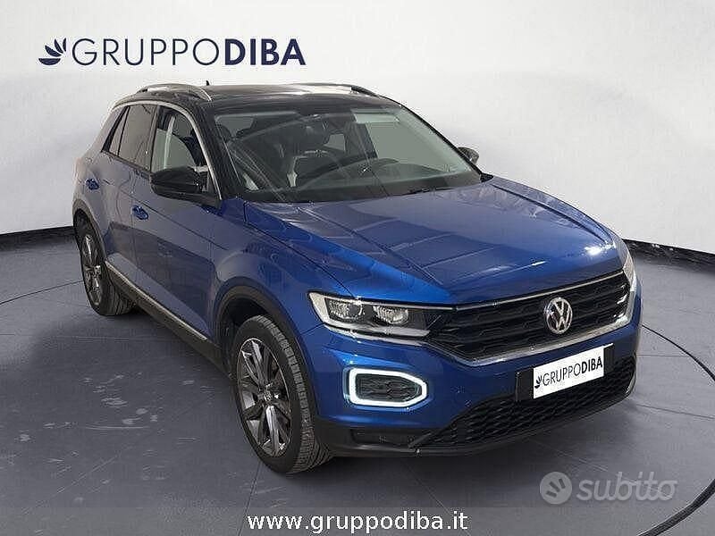 Usata VW T-Roc Advance 150 CV (110 kW) 2018 Blu SUV