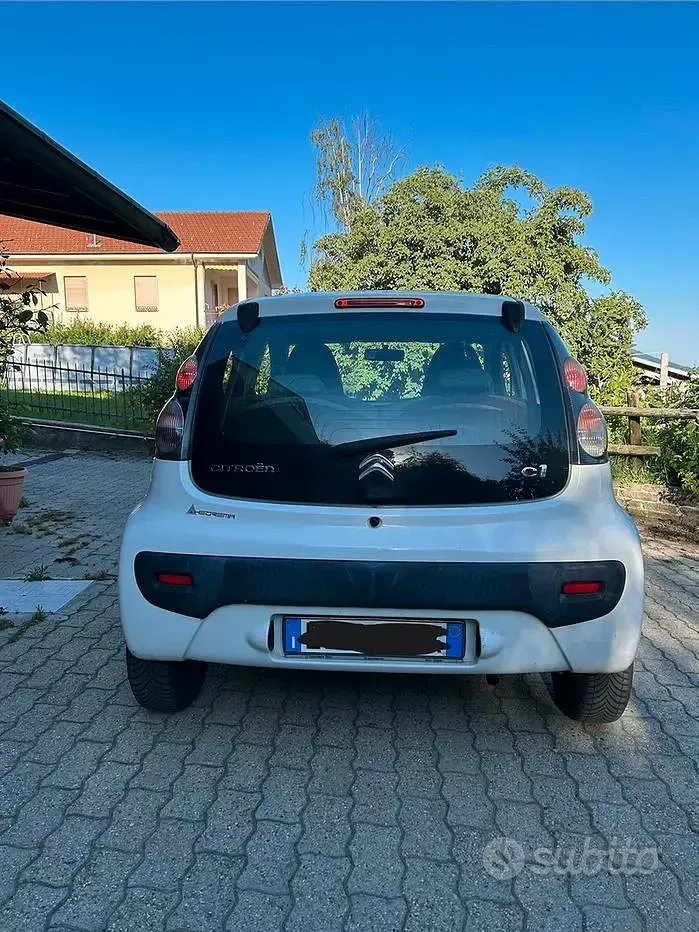 Usata Citroën C1 68 CV (50 kW) 2010 Bianco Utilitaria