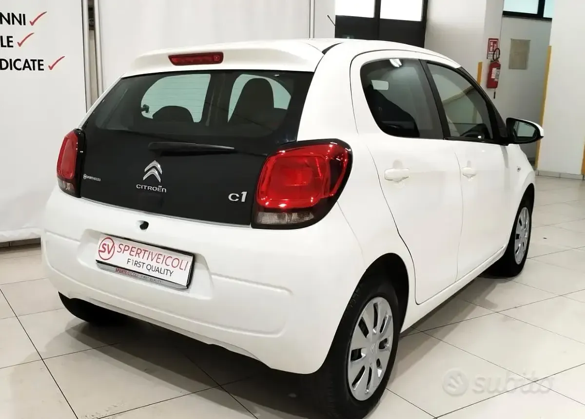 Usata Citroën C1 Feel 69 CV (50 kW) 2016 Bianco Utilitaria