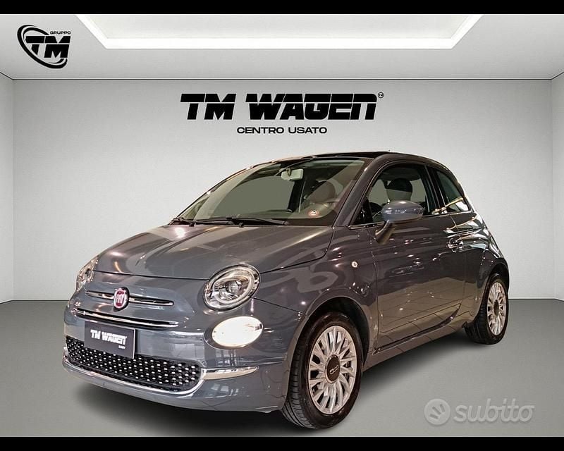 Usata Fiat 500 Lounge 69 CV (50 kW) 2016 Grigio scuro Berlina