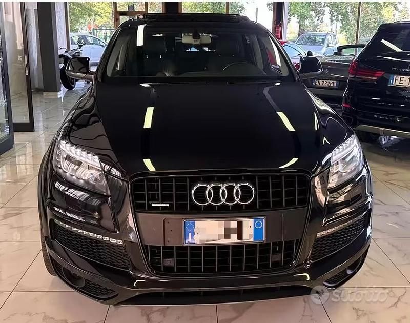 Usata Audi Q7 S-Line 272 CV (200 kW) 2013 Nero SUV