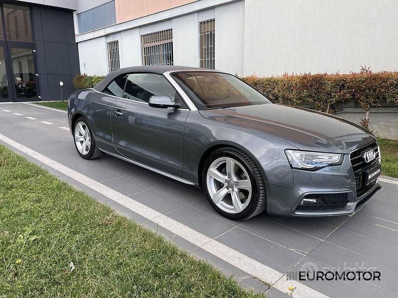 Usata Audi A5 Cabriolet Advanced Plus 190 CV (139 kW) 2016 Grigio Cabrio
