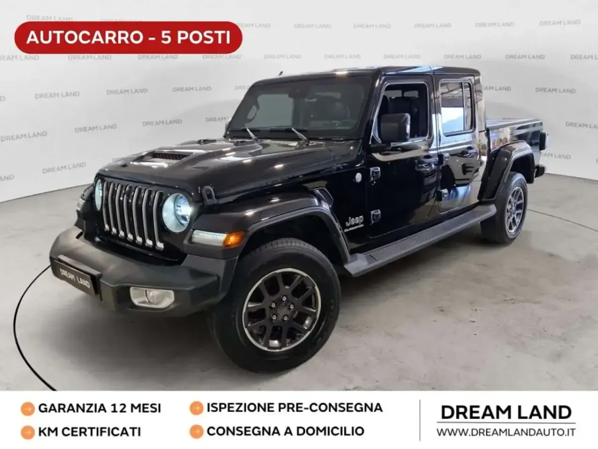 Usata Jeep Gladiator Overland 264 CV (194 kW) 2022 Nero Pick-up