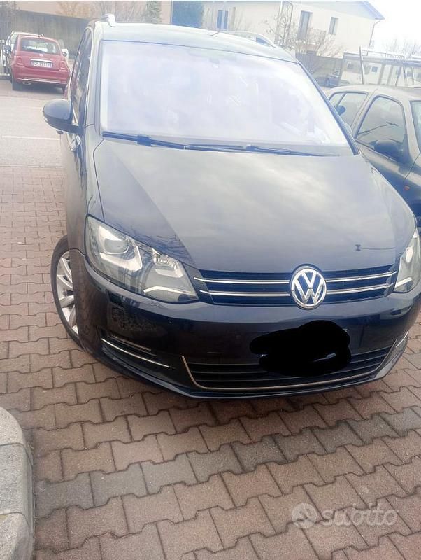 Usata VW Sharan 170 CV (125 kW) 2011 Blu Monovolume