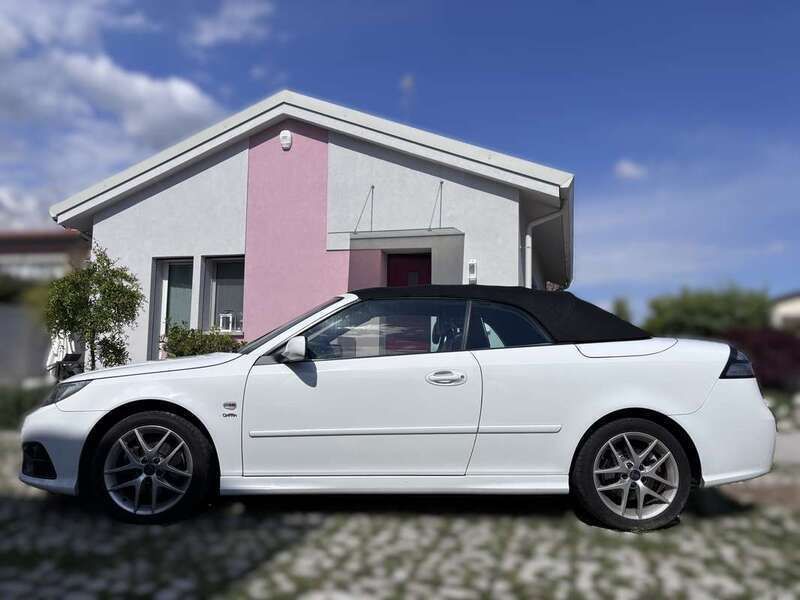 Bianco Usata 2011 Saab 9-3 Cabriolet Vector Cabrio | 11.500 € (Buon prezzo) - Immagine 1/4